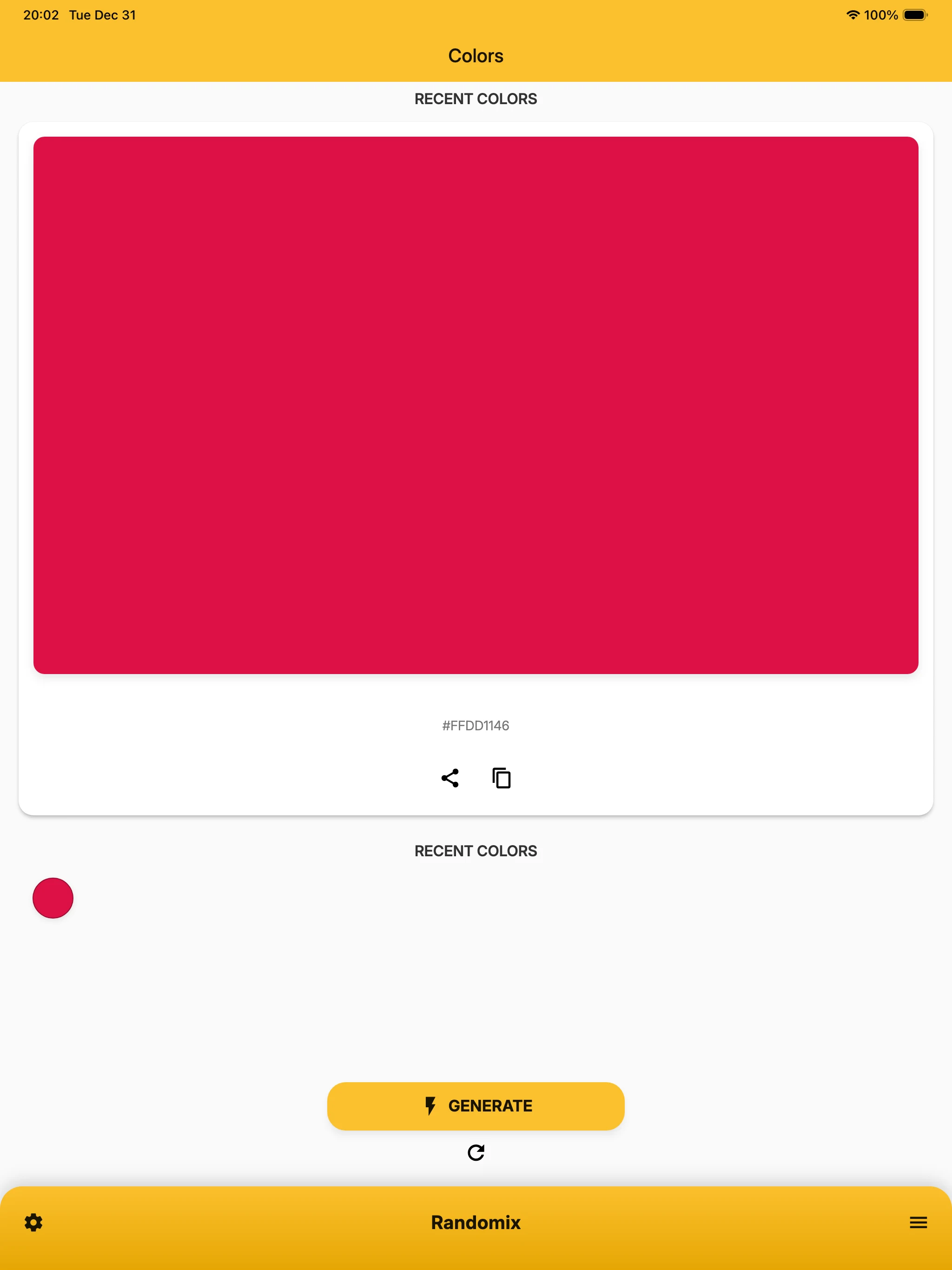 Randomix screenshot